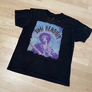 Jimi Hendrix Purple Haze T-Shirt Black size Large